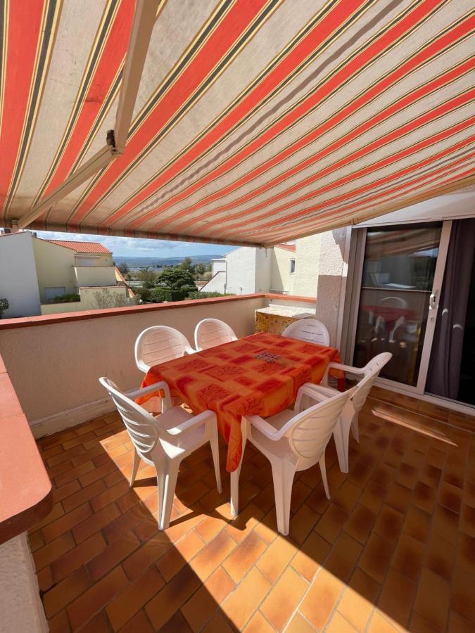 T2 avec terrasse, vue étang et son coucher de soleil, plage à proximité, wifi et place de parking gratuit que l on nomme Grain de Corail Le Barcarès Exterior foto