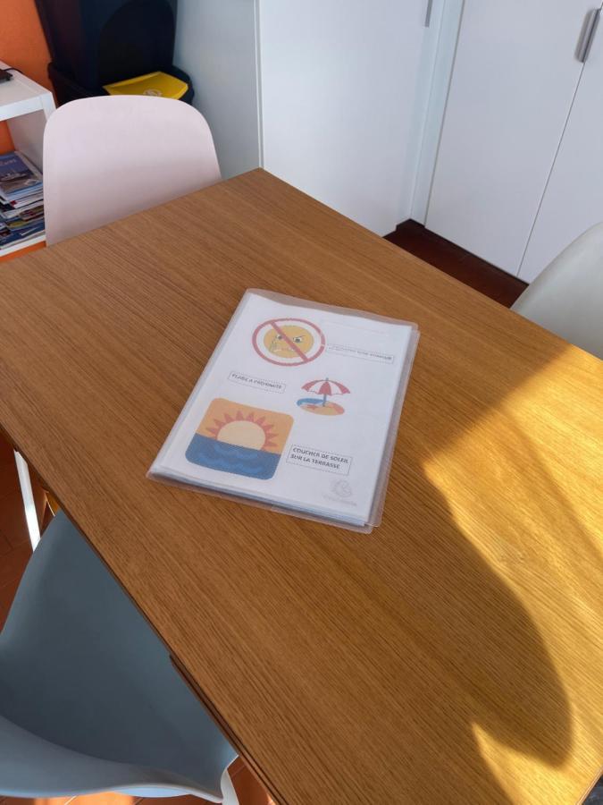 T2 avec terrasse, vue étang et son coucher de soleil, plage à proximité, wifi et place de parking gratuit que l on nomme Grain de Corail Le Barcarès Exterior foto