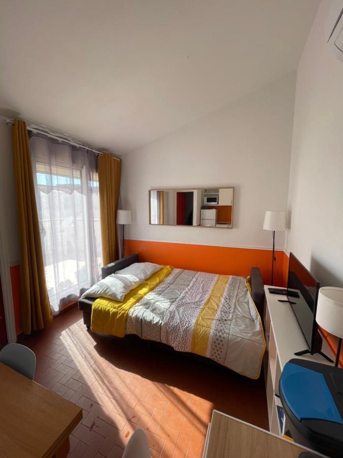T2 avec terrasse, vue étang et son coucher de soleil, plage à proximité, wifi et place de parking gratuit que l on nomme Grain de Corail Le Barcarès Exterior foto