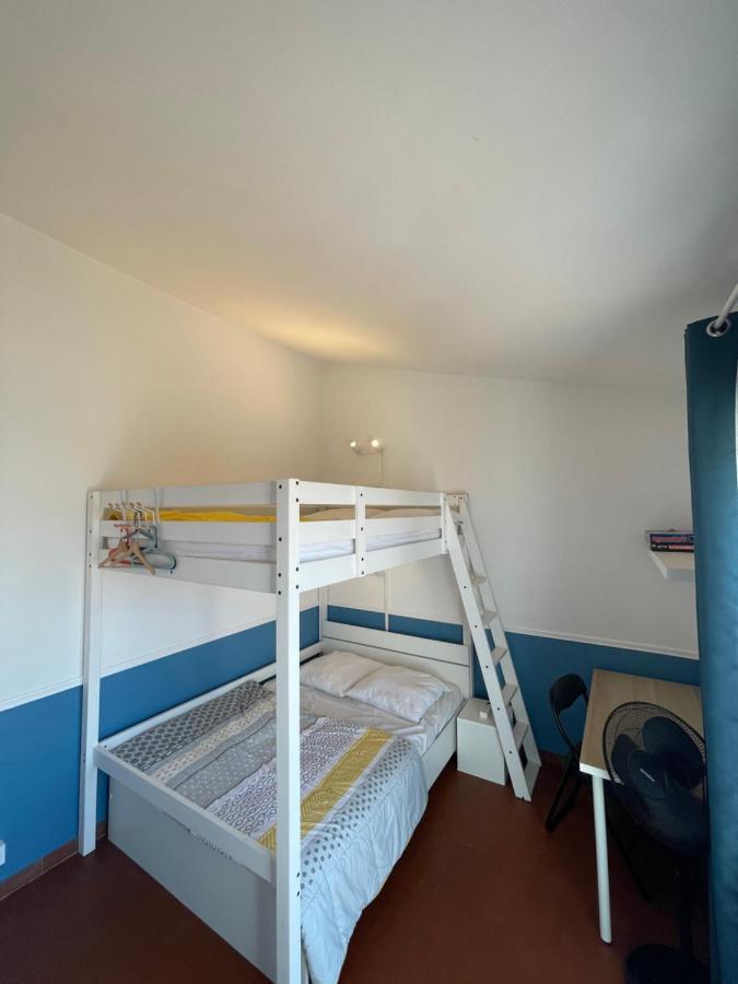 T2 avec terrasse, vue étang et son coucher de soleil, plage à proximité, wifi et place de parking gratuit que l on nomme Grain de Corail Le Barcarès Exterior foto
